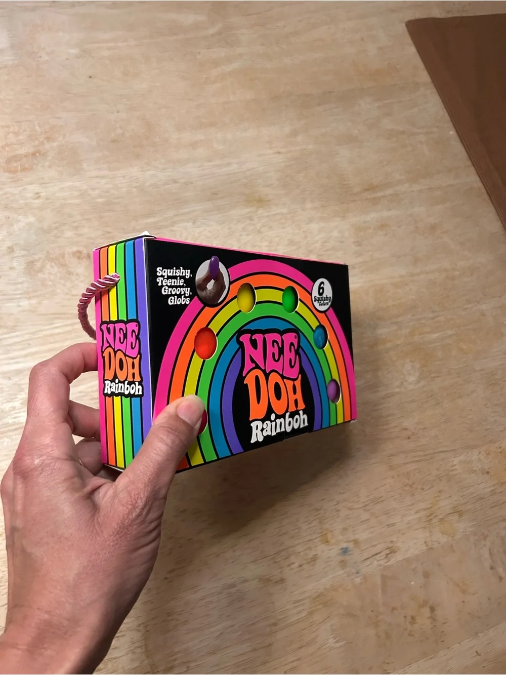 Nee Doh Rainboh Kids Stress Balls - Rainbow Colors
